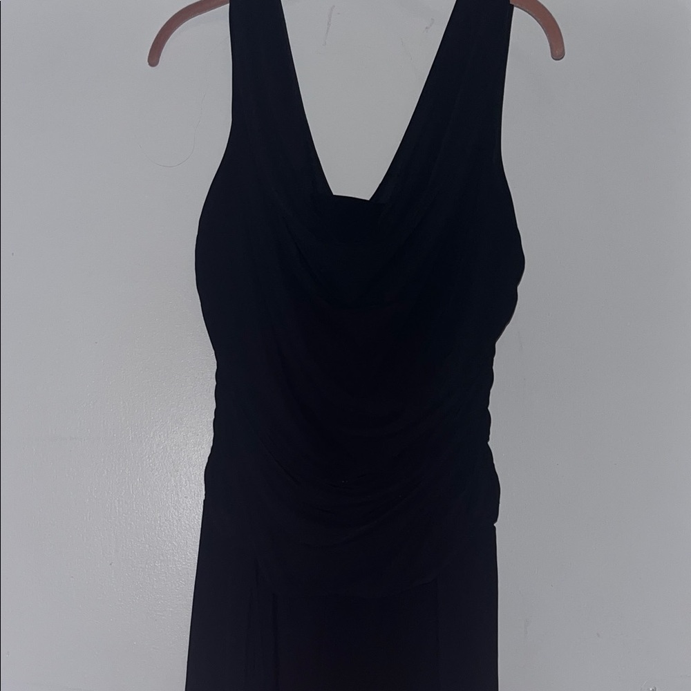 New Elegant Black Sleeveless Jumpsuit